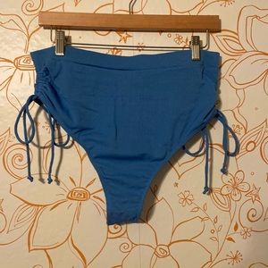 High waisted swim bottoms